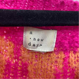 a new day Women's Size 4X Fuschia Fair Isle Sweater