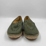 Talbots Women's Shoe Size 9.5 Green Eyelet Casual Shoes