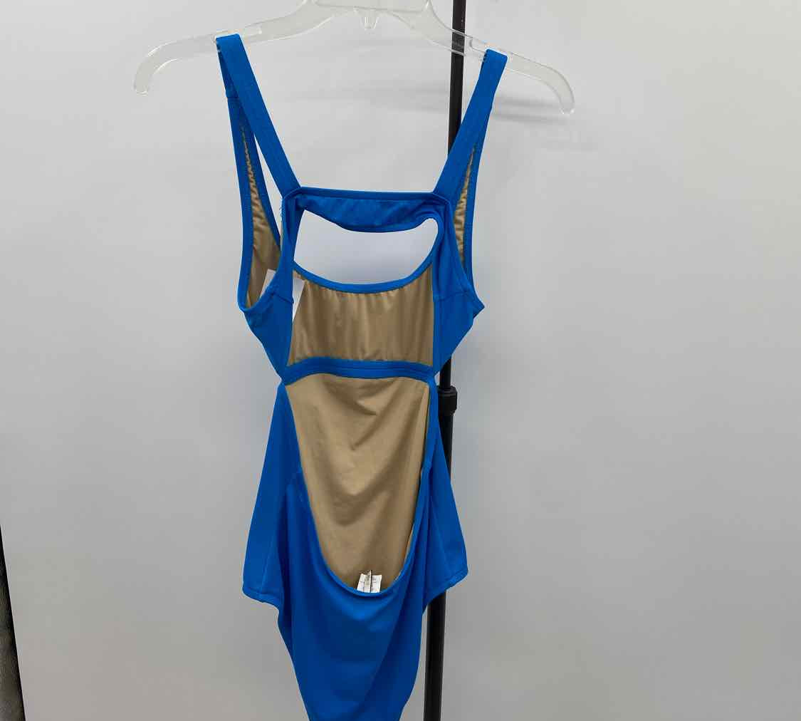 J Crew Women's Size 6 Blue Solid Swimsuit - 1 Piece