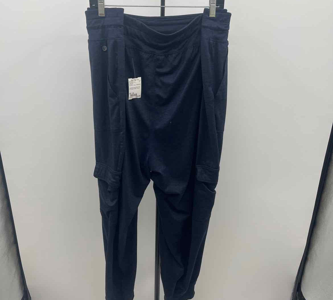LIVI active Women's Size 26 Navy Heathered Sweatpants