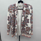 Rachel Zoe Women's Size M White Mandala Jacket
