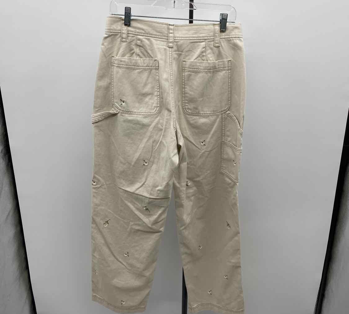Old Navy Junior's Size 6 Beige Floral Pants