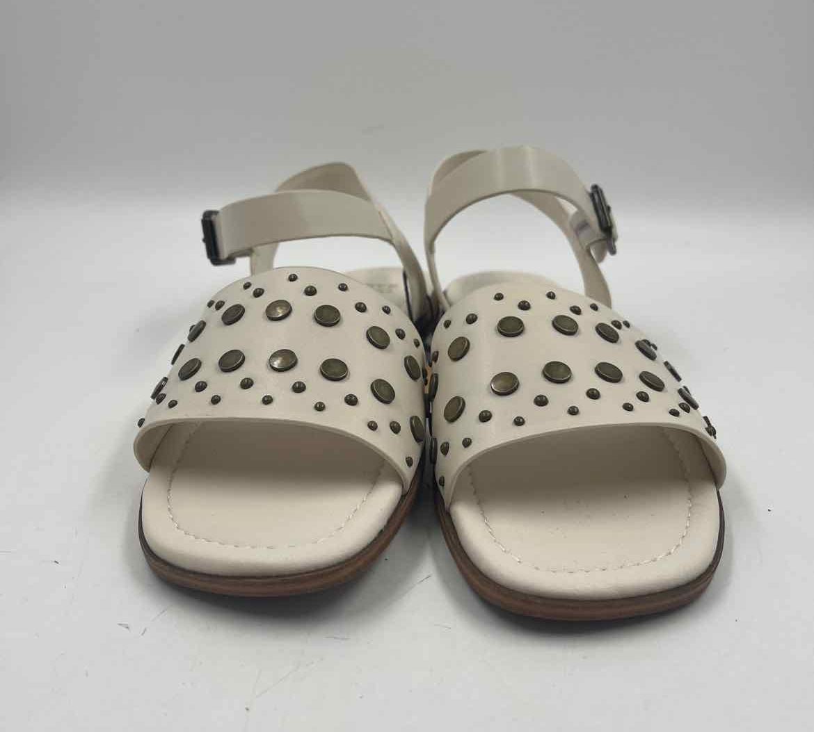 Frye & Co. Women's Shoe Size 9 White Studs Sandals