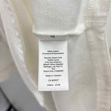 Talbots Women's Size XL White Solid Long Sleeve Shirt