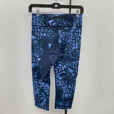 Sweaty Betty Women's Size 6 Blue Leaf Leggings