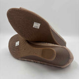 Nicole Women's Shoe Size 10 Taupe Laser Cut Wedges