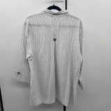 Ali Miles Women's Size XL White dotted Tunic