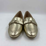 Talbots Women's Shoe Size 9.5 Gold Metallic Flats