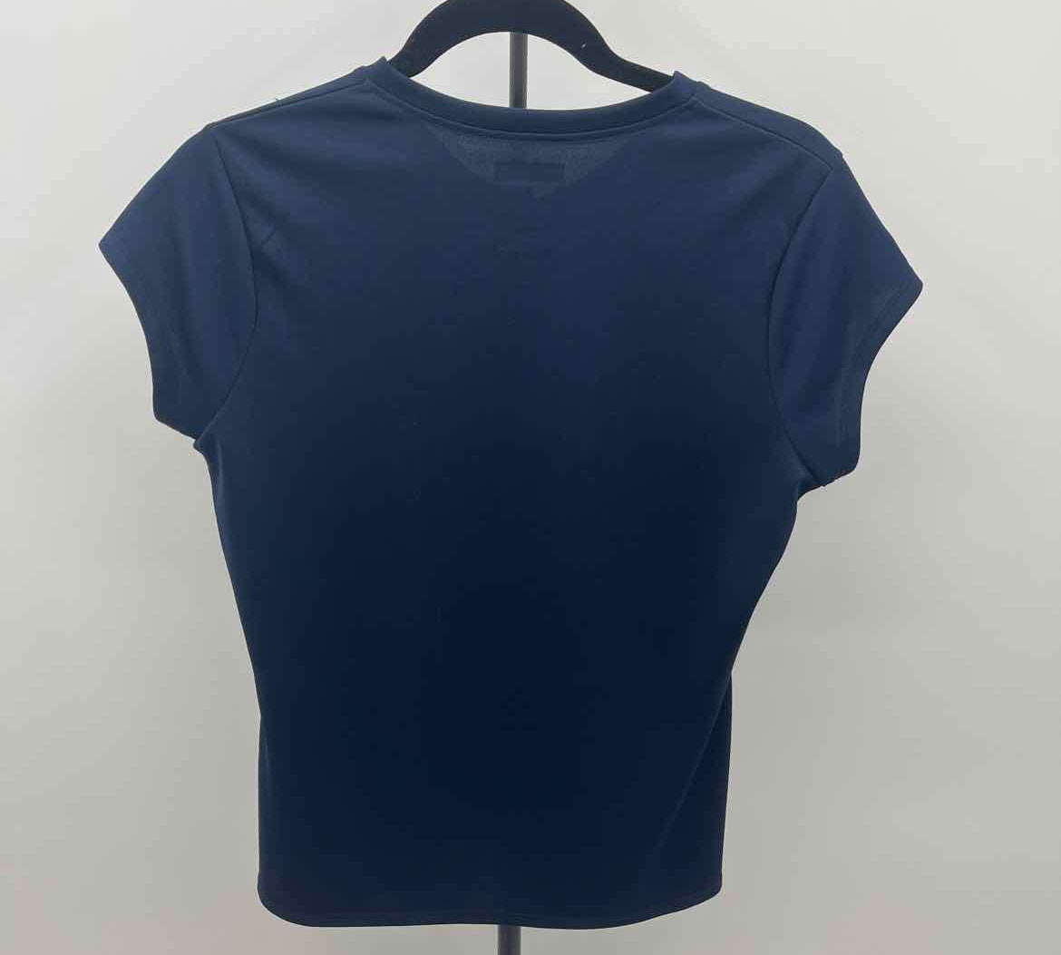 Antigua Women's Size L Navy Detroit Tigers Short Sleeve Shirt