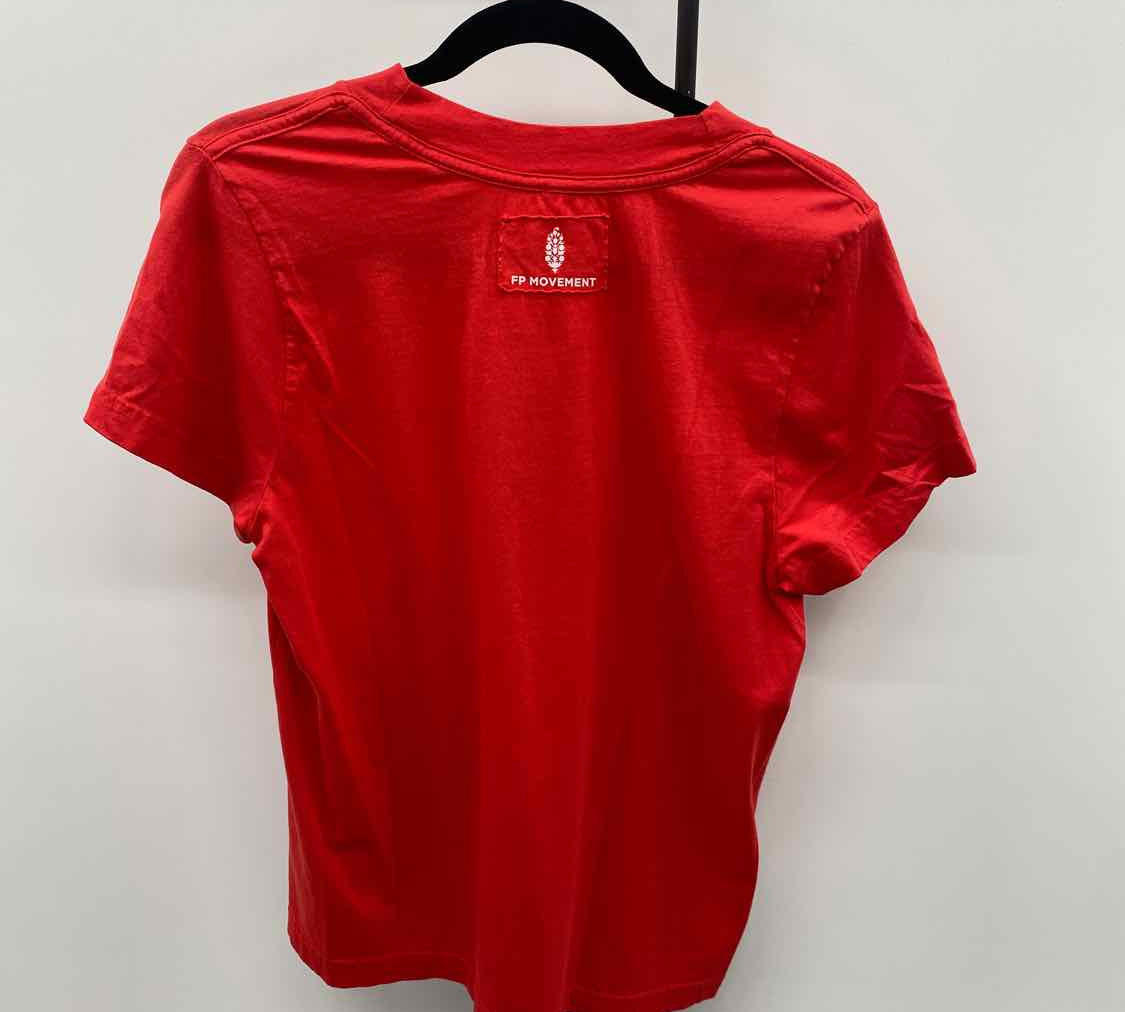 FP Movement Junior's Size L Red Stripe T-Shirt