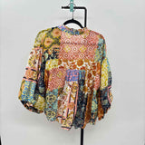Fate Women's Size S Multi-Color Floral Long Sleeve Shirt