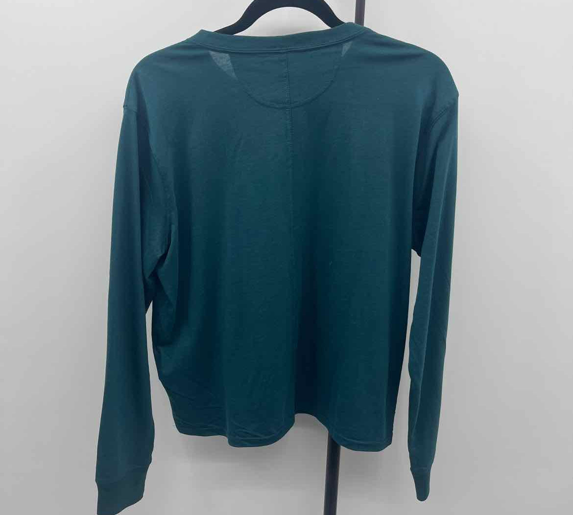 carhartt Women's Size M Green Solid Long Sleeve Shirt