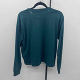 carhartt Women's Size M Green Solid Long Sleeve Shirt