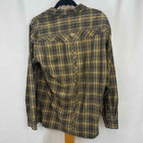 Kuhl Men's Size M Brown Plaid Long Sleeve Shirt