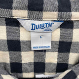 Duluth Trading Co. Women's Size 14 Black Checkered Dress