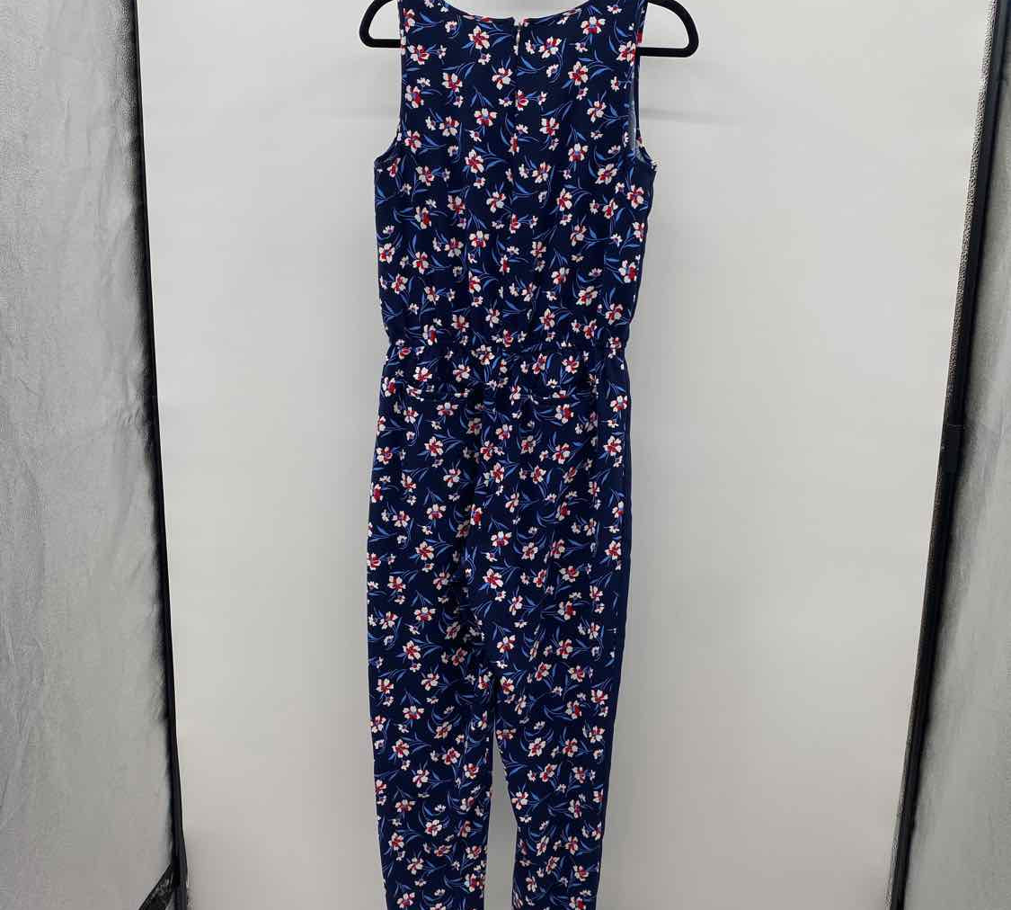 Tommy Hilfiger Women's Size 8 Navy Floral Jumper