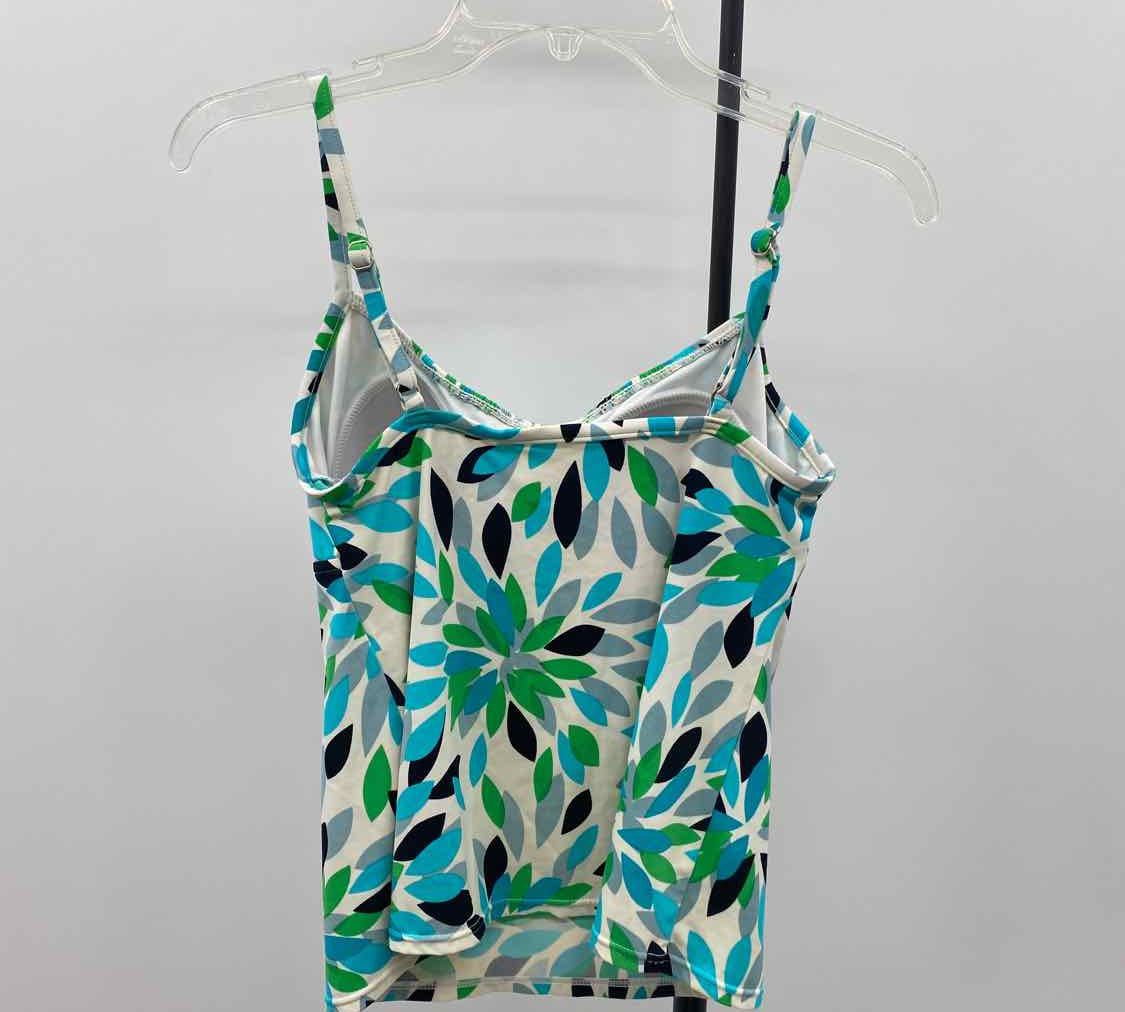 Jamaica Bay Women's Size 12 Turquoise Ovals Swimsuit - Separate