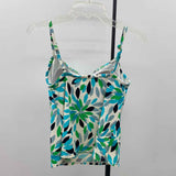 Jamaica Bay Women's Size 12 Turquoise Ovals Swimsuit - Separate