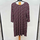 Chico's Women's Size XL Black dotted Dress