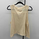 We the Free Junior's Size S Beige Solid Sleeveless Shirt