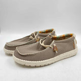 Hey Dude Men's Shoe Size 9 Tan Textured Loafers