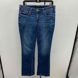 Silver Women's Size 14 Blue Solid Jeans