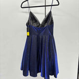 Betsy & Adam Women's Size 8 indigo Shimmer Gown/Evening Wear