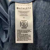 Athleta Women's Size M Blue Heathered Cardigan