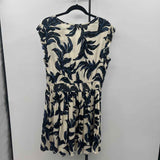 lascana Women's Size 12 Blue Leaf Dress