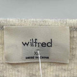 Wilfred Junior's Size XL Oatmeal Heathered Long Sleeve Shirt