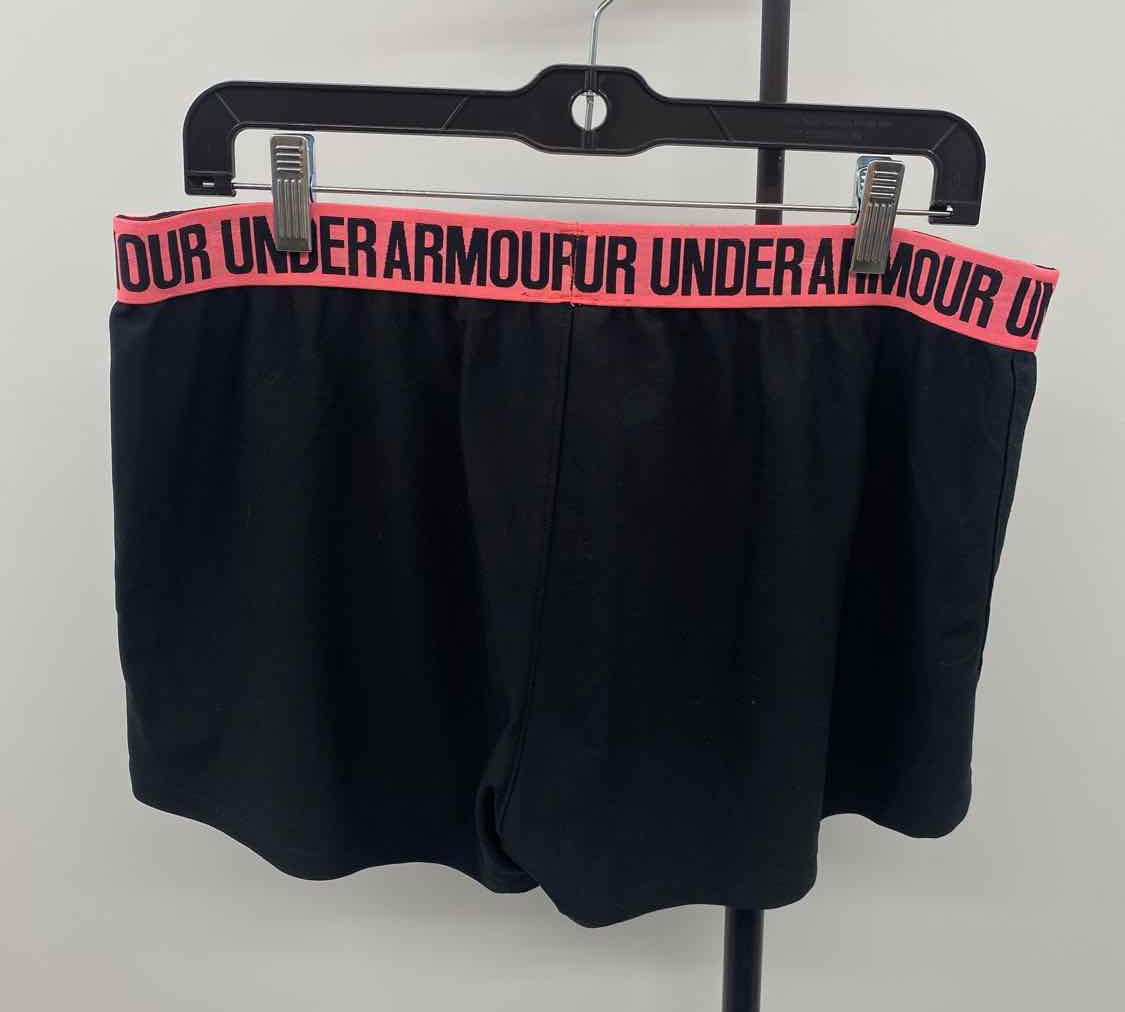 Under Armour Junior's Size L Black Solid Shorts