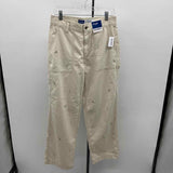 Old Navy Junior's Size 6 Beige Floral Pants
