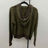 &merci Women's Size L Charcoal Stripe Cardigan