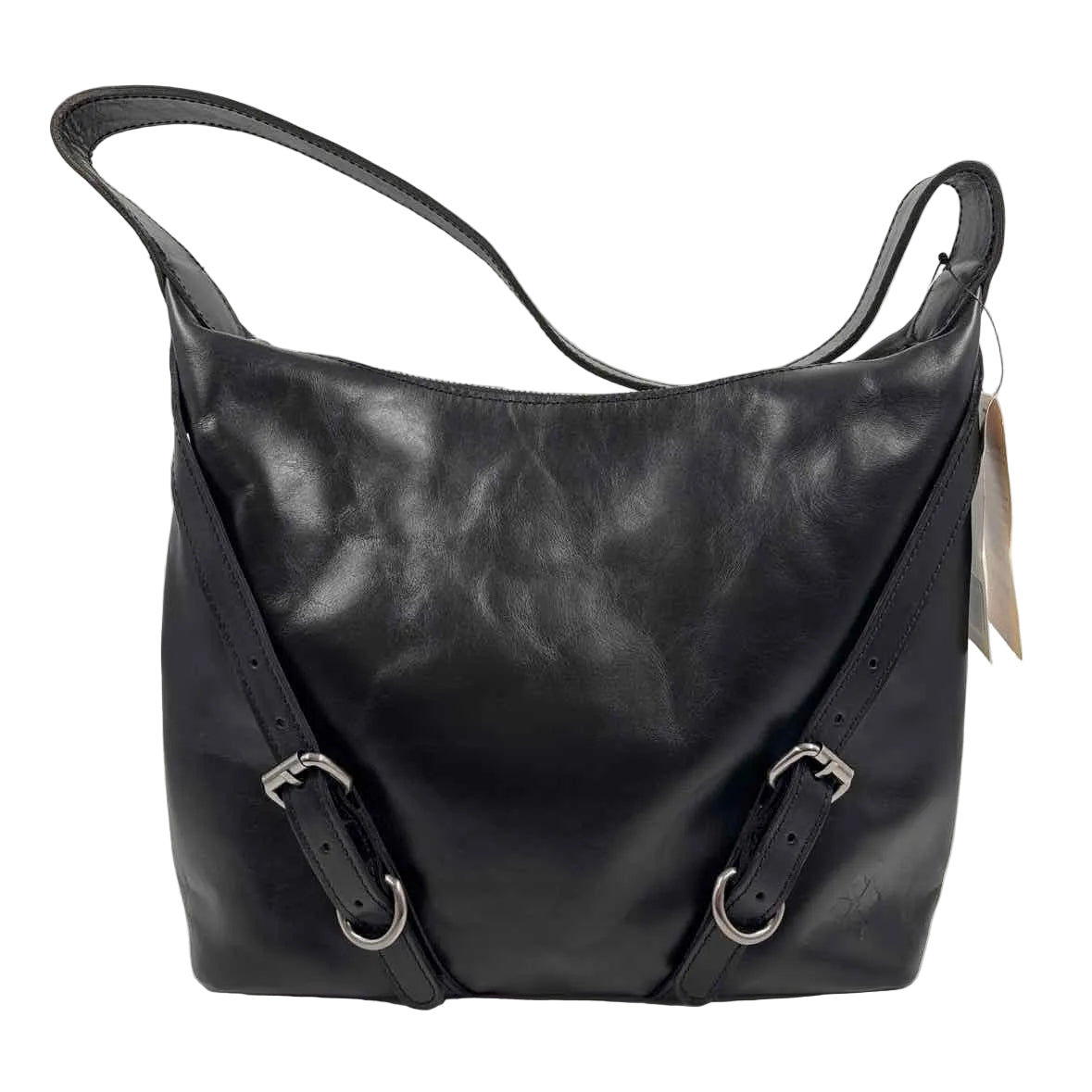 NWT PATRICIA NASH Black Leather ELIA HOBO Shoulder Bag Purse
