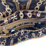 TIGNANELLO Small Brown Leather Flap-Front Crossbody Purse