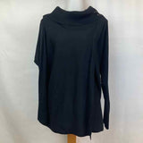 JM Collection Women's Size XL Black Solid Sweater
