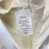 Talbots Women's Size XSP Cream Solid Long Sleeve Shirt