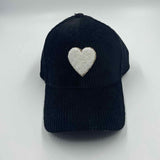 David & Young Women's Black hearts Hat