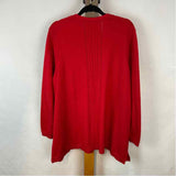 Talbots Women's Size 3X Red Solid Cardigan