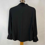 Ann Taylor Women's Size SP Black Solid Long Sleeve Shirt