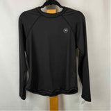 Hurley Women's Size L Black Solid Long Sleeve Shirt