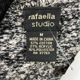 Rafaella Women's Size M Black Heathered Jacket