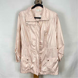 Chico's Women's Size L Pink Solid Jacket