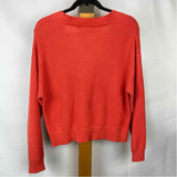 Loft Women's Size L Orange Solid Sweater