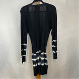 Simply Vera Wang Women's Size M Black Tie Dye Cardigan