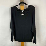 Evereve Women's Size L Black Solid Sweater