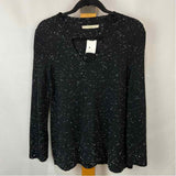 Loft Women's Size M Black Speckled Sweater