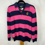 Lauren Women's Size L Pink Stripe Sweater