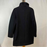 J Crew Women's Size XST Black Solid Coat
