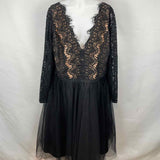 City Chic Women's Size 22 Black Lace Gown/Evening Wear